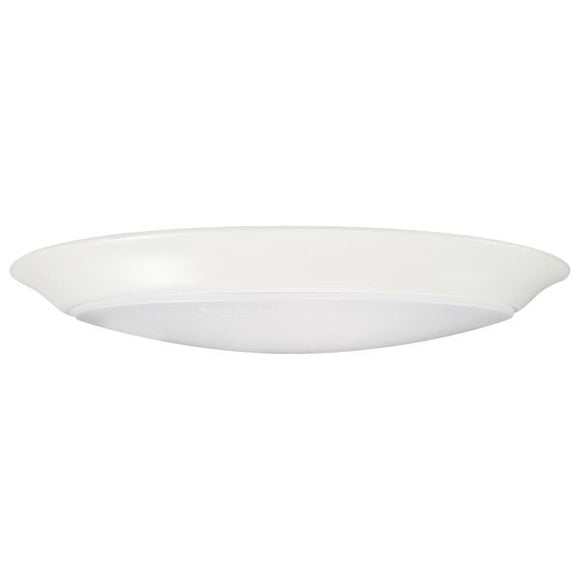 Satco 62/1671 10 inch - LED Disk Light - 5000K - 6 Unit Contractor Pack - White Finish
