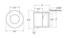 WAC Lighting WL-LED310-AM-BN Step and Wall Light - 3000K - Brushed Nickel Finish (Made to Order)