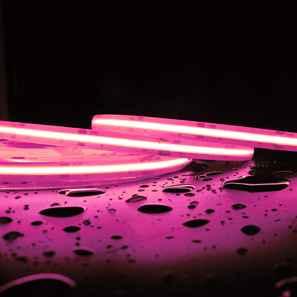 American Lighting HTL67-COB-PI-CC Sauna LED Tape COB - Amber - Fully Sealed IP67 - 24V DC - Custom Cut - Price per Foot