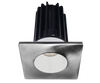 2 Inch Recessed LED Downlight - 8 Watt - 2700 Kelvin - 580 Lumen - White Reflector - Square Chrome Trim - 38 Degree Beam Angle - Type IC Damp - Air-Tight - Energy Star - T24 - CRI 90+