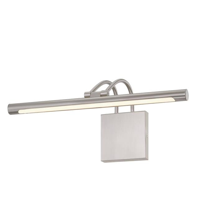 Westinghouse 7501500 17 in. 15W Hardwire Adjustable Dimmable LED Picture Light, Brushed Nickel Finish