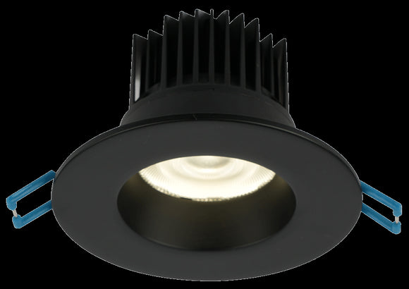 Lotus LED Lights LD3R-5CCT-BK - 3 Inch Retrofit Round Regressed LED Downlight - 15 Watt - CCT Switchable Black Trim