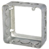 Morris Products M250E 4-11/16" x 4-11/16" x 1-1/2" Metal Box Extension with 1/2" & 3/4" Knockouts