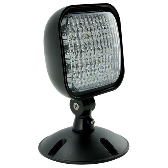 Exitronix MLED1-W-G2-WP - Indoor Single LED Remote Lamp - White Finish - Thermoplastic Weatherproof - Self-test/Self-diagnostics