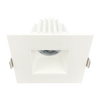 Luxrite LR23277 2 inch Regressed Square Canless Spotlight - 5 CCT - White Finish