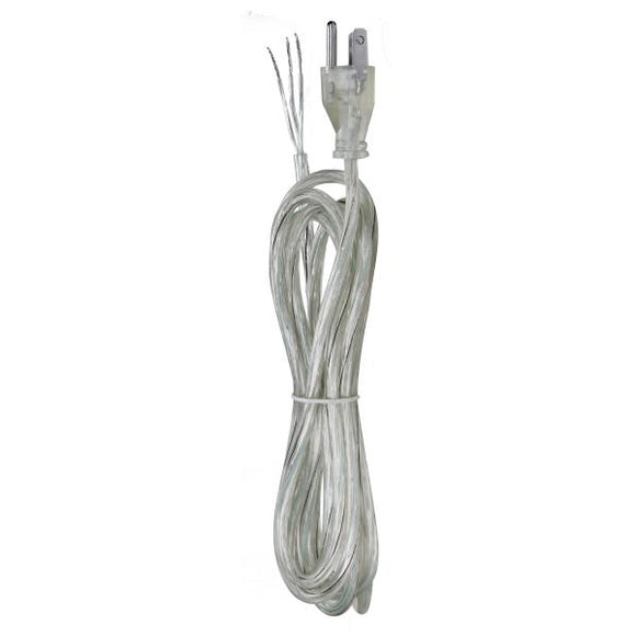 Satco 80/2556 10 Foot Cord - 1250 Watt - Silver Finish - Plug Strip