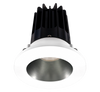 2 Inch Recessed LED Downlight - 8 Watt - 2700 Kelvin - 580 Lumen - Chrome Reflector - Round Chrome Trim - 38 Degree Beam Angle - Type IC Damp - Air-Tight - Energy Star - T24 - CRI 90+