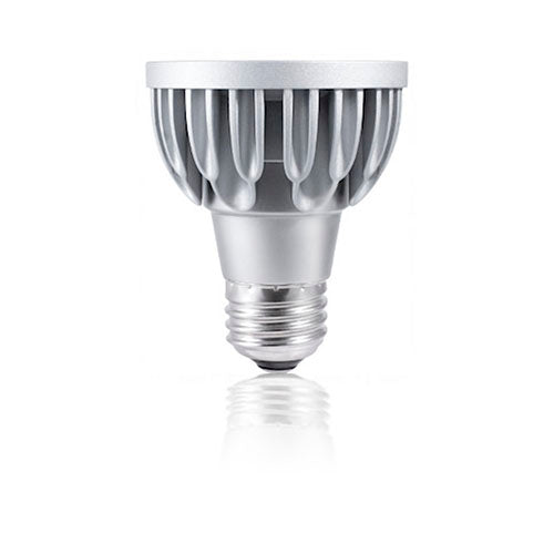 BULBRITE 777237 10.7 Watt PAR20 LED - E26 Medium Base - 3000 Kelvin Warm White - 960 Lumens - Silver - 120 Volt