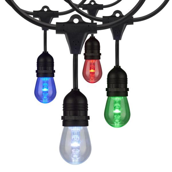 Satco S11291 48Ft - 15-S14 Lamp - LED String Light - Starfish IOT - RGBW