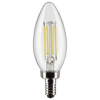SATCO S21827 clear B11 LED filament bulb