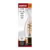 SATCO S14224 3.5W CA11 LED Amber Coil Filament Bulb, 2000K, E26, Dimmable