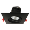 Luxrite LR32181 Single Head Gimbal 5CCT Black Canless Spotlight - LEDMHDL1/5CCT/9/G/BK