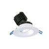 Lotus LED Lights LRG3-5CCT-HO-WH - 3 Inch Round Regressed Gimbal LED Downlight - 11 Watt - High Output - 5CCT - Black Trim