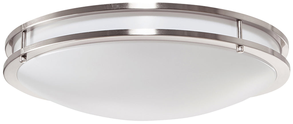 Luxrite LR23284 - 18 Inch Surface Mount LED fixture -  24 Watt - 5CCT Select - Chrome Finish - Dimmable - Energy Star