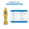 Westinghouse 7013500 Lamp Accessory Lamp Finial Solid Brass