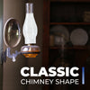 Westinghouse 8310100 3/4 Frosted Glass Chimney