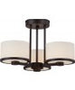 NUVO Lighting 60/5577 Fixtures Ceiling Mounted-Semi Flush