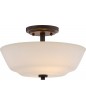 NUVO Lighting 60/5906 Fixtures Ceiling Mounted-Semi Flush