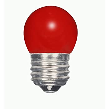 Westinghouse 0346900 S11 Nanolux LED Light Bulb - 1 Watt - 120 Volts -  Red Finish