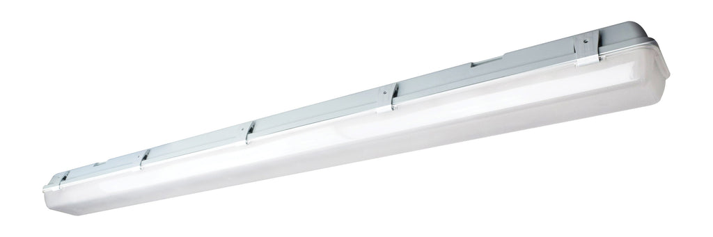NUVO Lighting 62/1068 LED Vapor Tight Linear Fixture - 58 Watt - 5000 Kelvin - White / Gray Finish