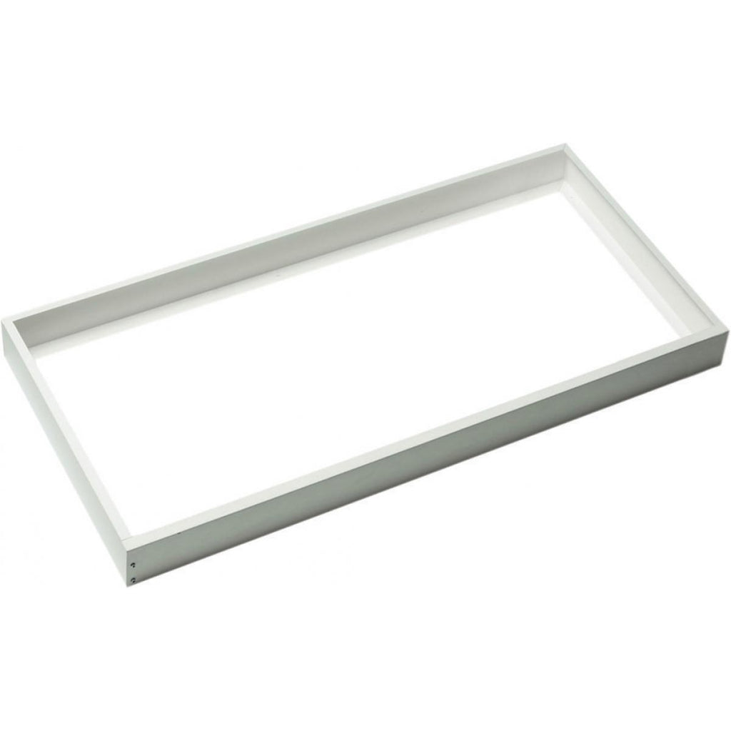 Satco 65-363, Surface Mount Frame Kit for 4x2 LED flat panels; White Finish