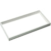 Satco 65-363, Surface Mount Frame Kit for 4x2 LED flat panels; White Finish