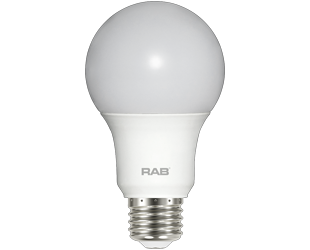 RAB A19-9-E26-830-ND, LED BULB A19 9W 60EQ 800LM E26 CRI80 3000K ND