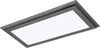 NUVO Lighting 62/1272 Blink™ Plus LED Surface Mount Downlight Fixtures - 22 Watt - 12x24 Inch - 4000 Kelvin - Gun Metal Finish