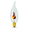 Westinghouse 0365600 3 Watt Incandescent CA8 Decorative Flicker Flame Clear - E12-Candelabra Base - 120 Volt