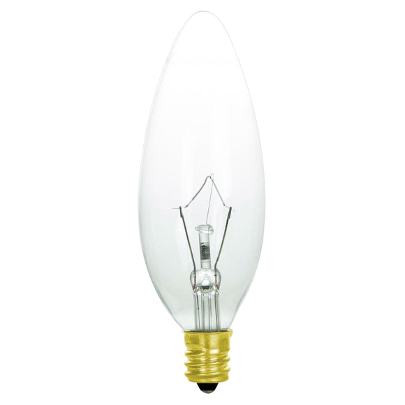 Incandescent - Chandelier - 40 Watt - 388 Lumens  - Warm White - 2700 Kelvin