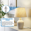 Westinghouse 7016400 Modern Acorn Lamp Finial Brushed Nickel Finish