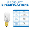 Incandescent - T7 Tubular - 15 Watt - 90 Lumens  - Warm White - 2700 Kelvin