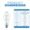 HID - Protected Metal Halide - 70 Watt - 5600 Lumens  - Cool White - 4100 Kelvin