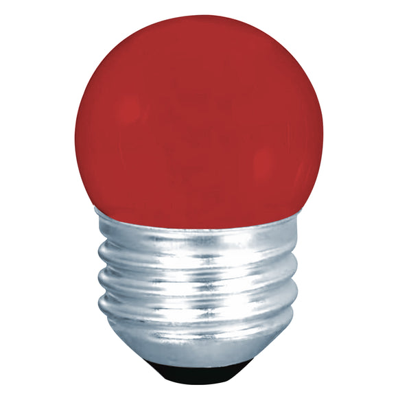 Satco S9165 LED S11 Shape Red