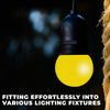Satco S9166 LED S11 Shape Yellow