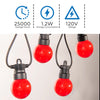 Satco S9165 LED S11 Shape Red