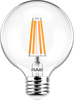 RAB G25-3-E26-927-F-C, FILAMENT G25 3.8W 40EQ 350LM E26 CRI90 2700K DIM CLEAR