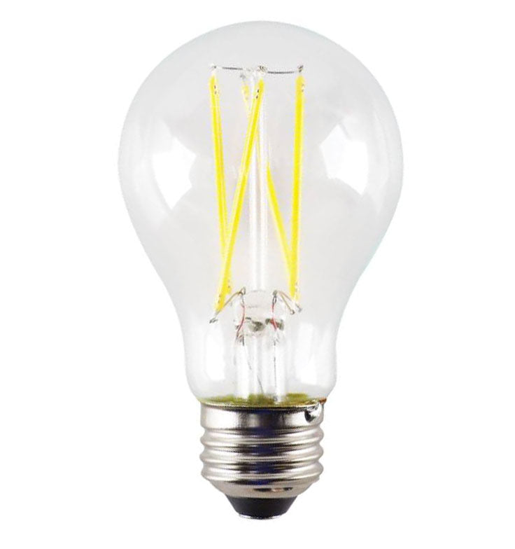 E26 - 2700 Kelvin  - 800 Lumens - 120 Volt - Energy Star - Dimmable - Omnidirectional  - Clear - 82 CRI - 15,000 Hours