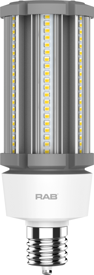 RAB HID-27-EX39-850-BYP-PT - 27 Watt LED Post Top HID Replacement Lamp 125 Equivalent - 5000 Kelvin - 3900 Lumens