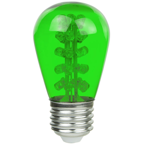 LED - Colored Series - 0.9 Watt - 20 Lumens  - Green - Green