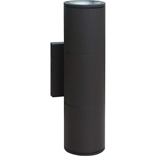 Satco 62-1146R1 - 2 Light LED Large Up/Down Outdoor Wall Sconce Fixture - 20 Watt - 3000 Kelvin - Bronze Finish - 120/277 Volt