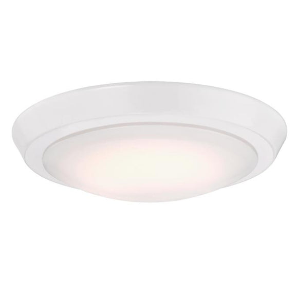 Westinghouse 6107400 LED Flush Mount Ceiling Fixture - 11 inch 20 Watt - White Finish - Frosted Acrylic Shade