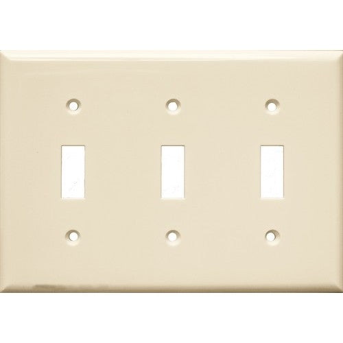 Morris Products 81033 Almond 3 Gang Toggle