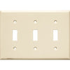 Morris Products 81033 Almond 3 Gang Toggle