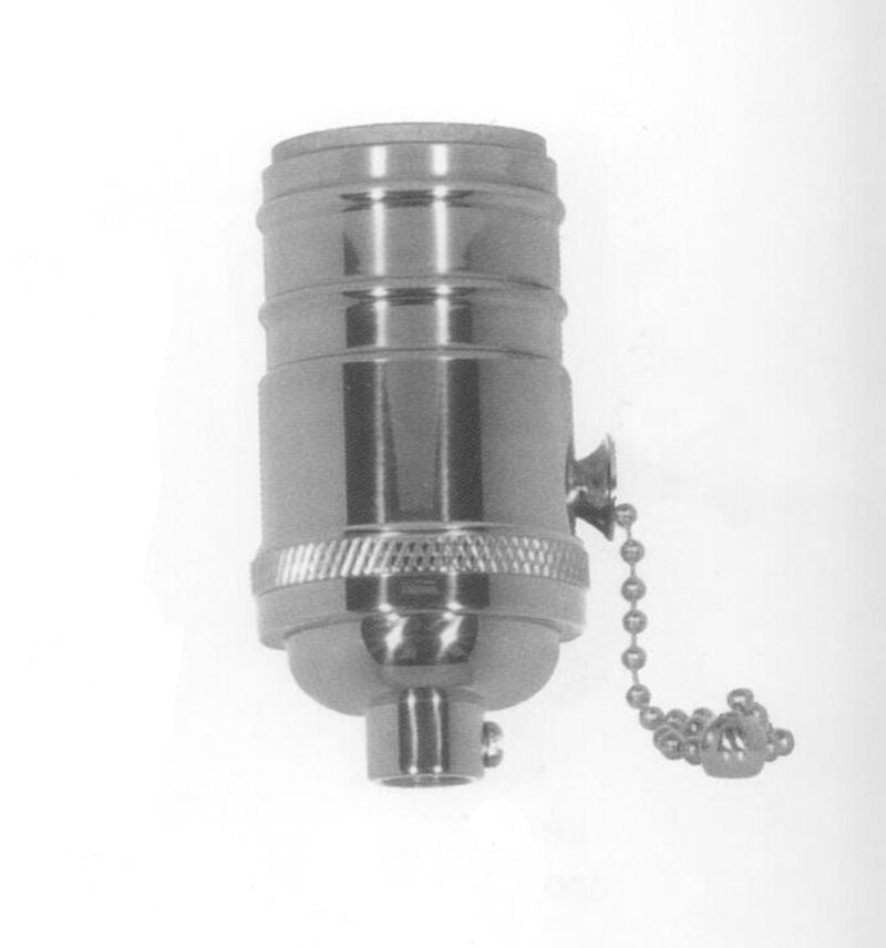 Kirks Lane-30495 - pull chain heavy nickle skt w/uno