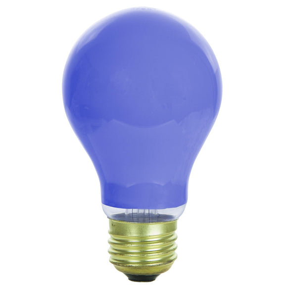 Incandescent - A19 Colored - 40 Watt -Blue - Blue