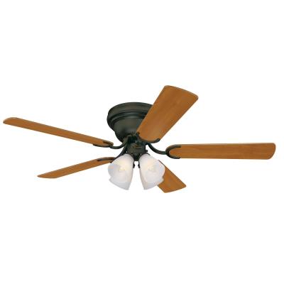 Westinghouse 7232100 Indoor Ceiling Fan with Dimmable LED Light Fixture - 52 inch - Oil Rubbed Bronze Finish - Reversible Blades - Frosted Ribbed Glass