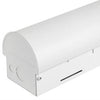 Sunlite 85480-SU - LFX/EC/4'/40W/MV/D/40K - 48 Inch Linear LED Strip Fixture - 4000K - Cool White - White Finish