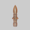 Kirks Lane-69860 - 3" antique brass finial tapped 1/4-27