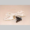 Kirks Lane-30211 - 6 ft. white cord w/switch & skt.
